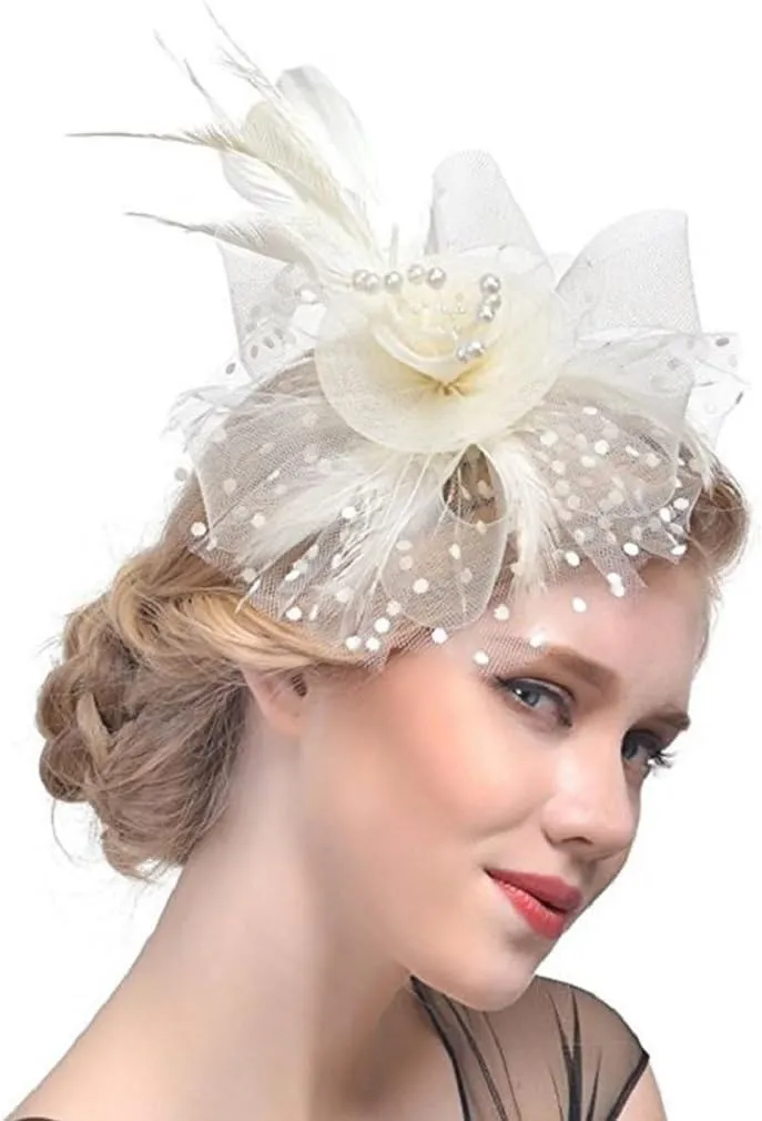 Fascinators Hats for Women Tea Party Headband Kentucky Derby Hats Fascinator Headpiece