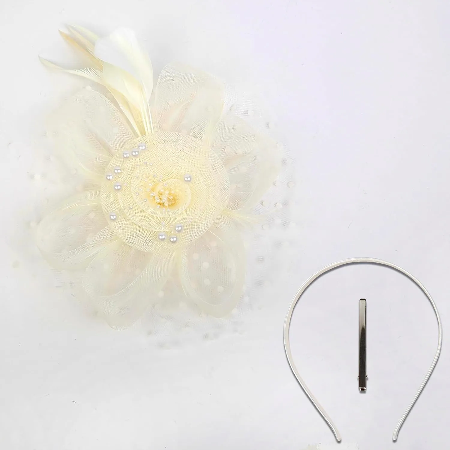 Fascinators Hats for Women Tea Party Headband Kentucky Derby Hats Fascinator Headpiece