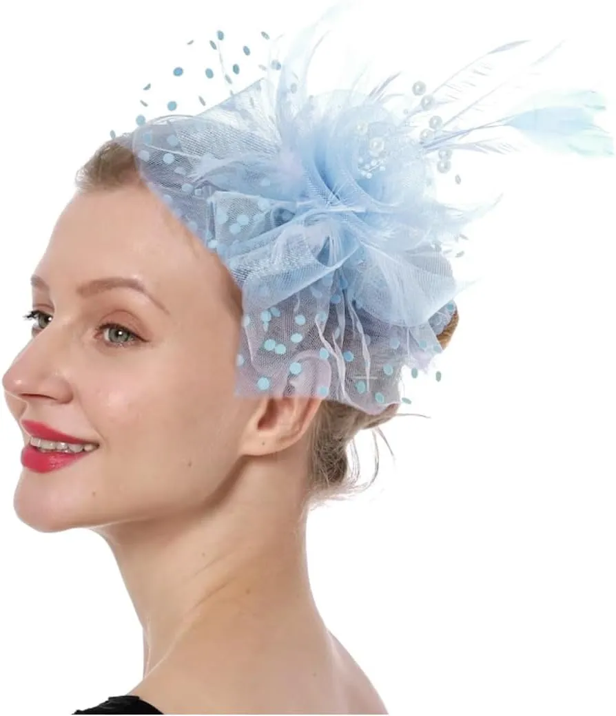 Fascinators Hats for Women Tea Party Headband Kentucky Derby Hats Fascinator Headpiece