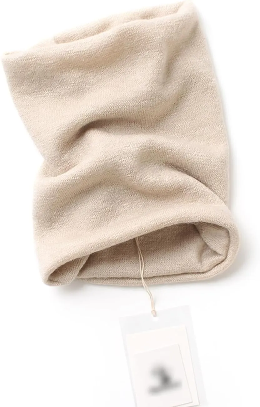 Fashion Plain Knit Infinity Scarves Women Winter Acrylic Wool Snood Single Circle Ring Scarf Neck Warmer Collar Wraps