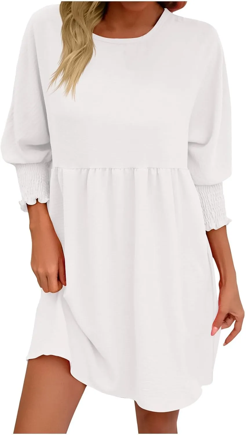 Firzero Summer Dresses for Women 2024 Sexy Skew Collar Sleeveless Sundress Casual Loose Fit Beach Dress Tank Dress