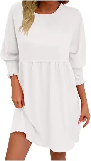 Firzero Summer Dresses for Women 2024 Sexy Skew Collar Sleeveless Sundress Casual Loose Fit Beach Dress Tank Dress