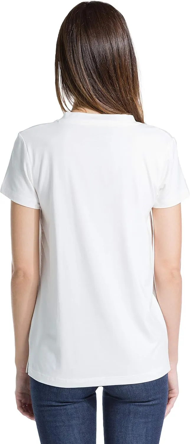 Fishers Finery Women's Ecofabric Short Sleeve V-Neck Tee; Relaxed Fit