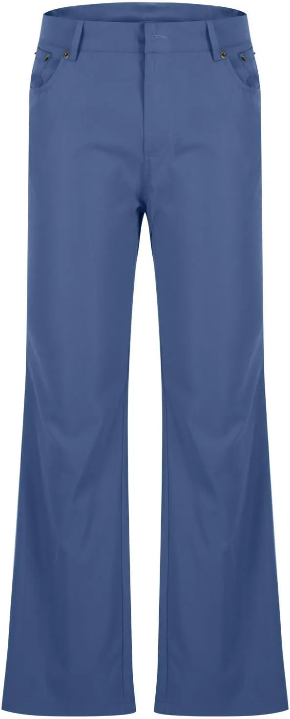 Flare Pants for Men Relaxed Fit Durable Comfortable Classic Stylish Dailywear Casual Travel Versatile Elegant