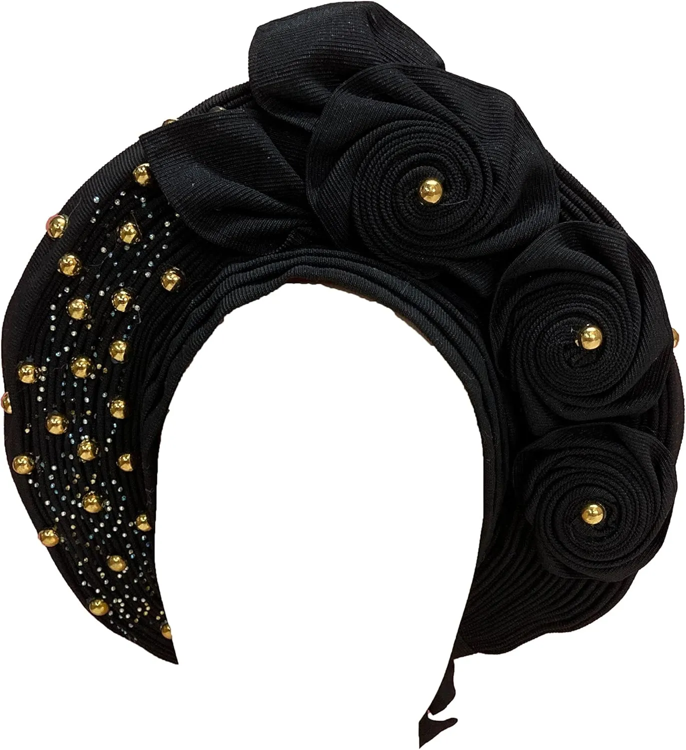 Gele Headties African Headgear Hats for Wedding Party Hats Gele Headties Nigerian Handmade Hats for Women