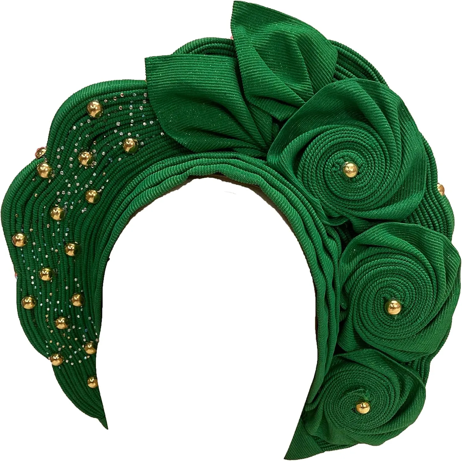 Gele Headties African Headgear Hats for Wedding Party Hats Gele Headties Nigerian Handmade Hats for Women