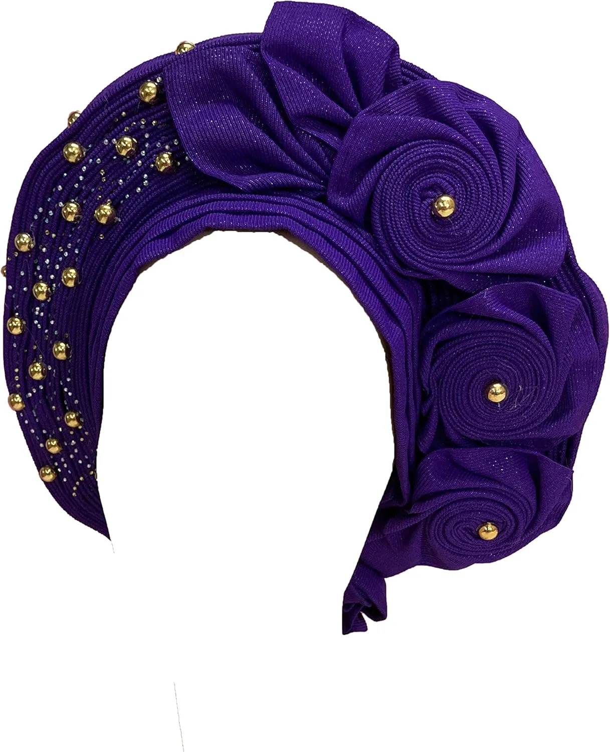 Gele Headties African Headgear Hats for Wedding Party Hats Gele Headties Nigerian Handmade Hats for Women