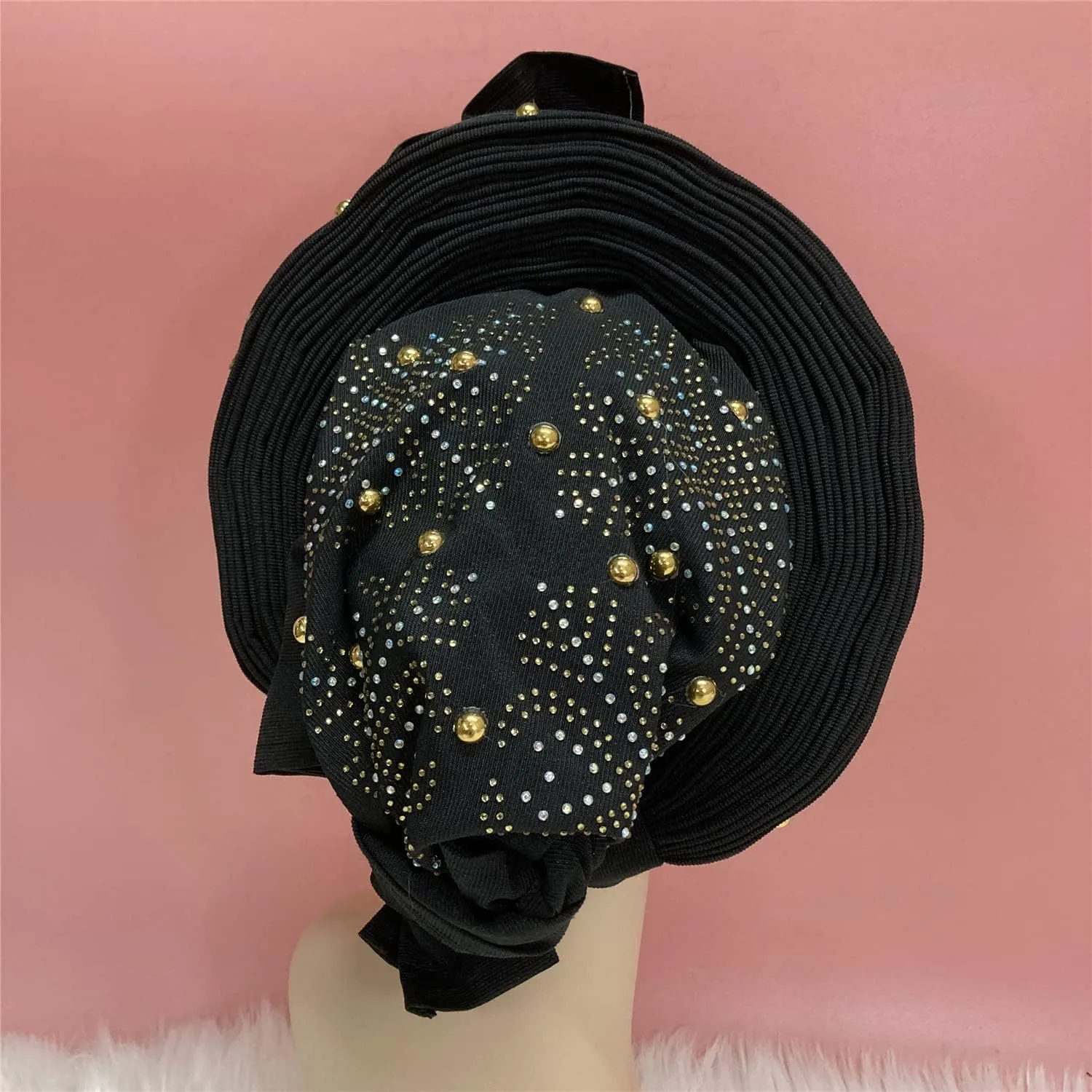 Gele Headties African Headgear Hats for Wedding Party Hats Gele Headties Nigerian Handmade Hats for Women