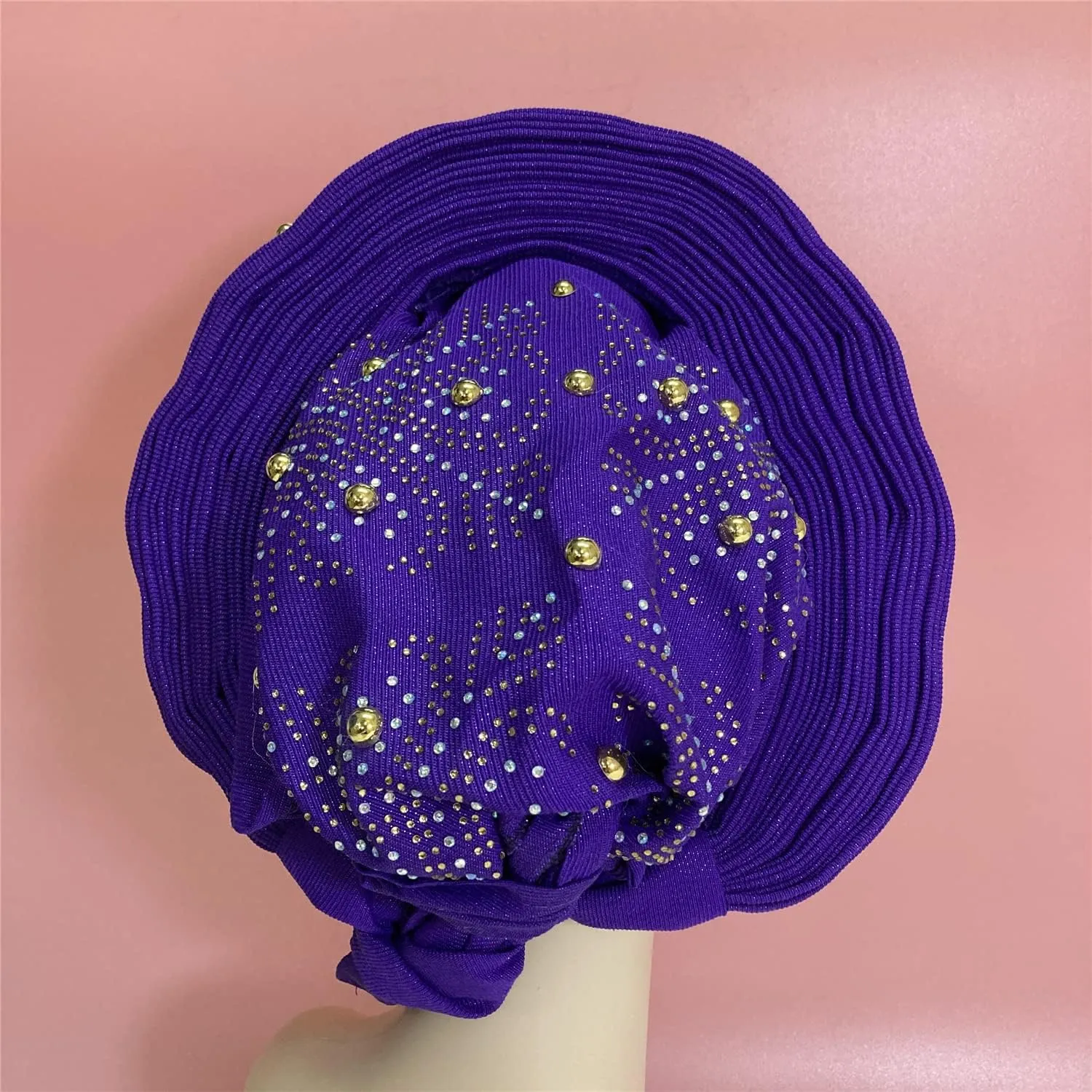Gele Headties African Headgear Hats for Wedding Party Hats Gele Headties Nigerian Handmade Hats for Women