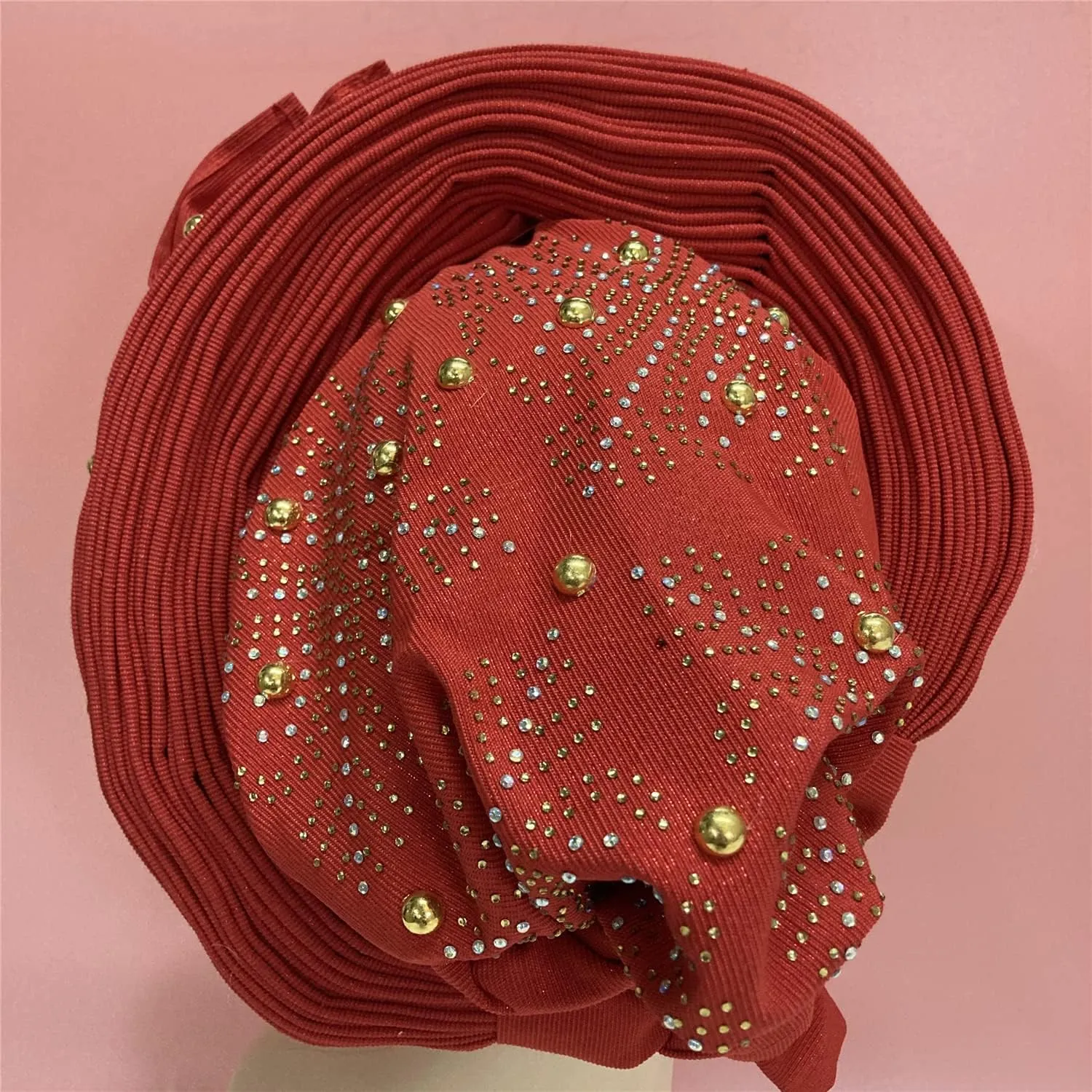 Gele Headties African Headgear Hats for Wedding Party Hats Gele Headties Nigerian Handmade Hats for Women