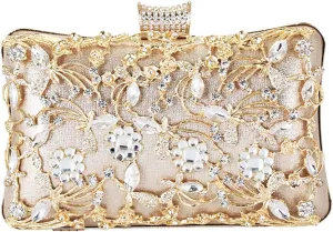 GIBZ Ladies Clutch Bag Women Banquet Clutch Dress Evening Bag for Party Prom Banquet