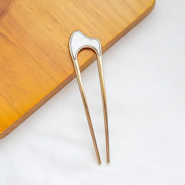 Gradient U Shape Girls Hairpins