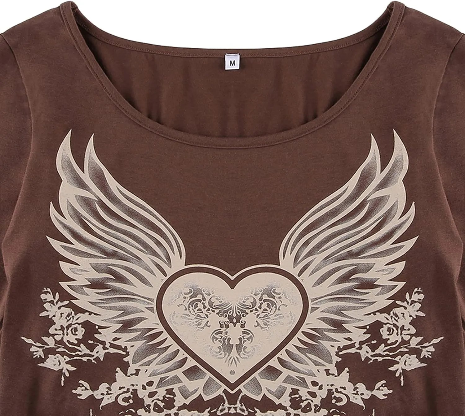 Graphic Tees for Women Teen Girls Aesthetic Grunge Gothic Clothes Y2k Shirt Knit Basic Long Sleeve Top Fall