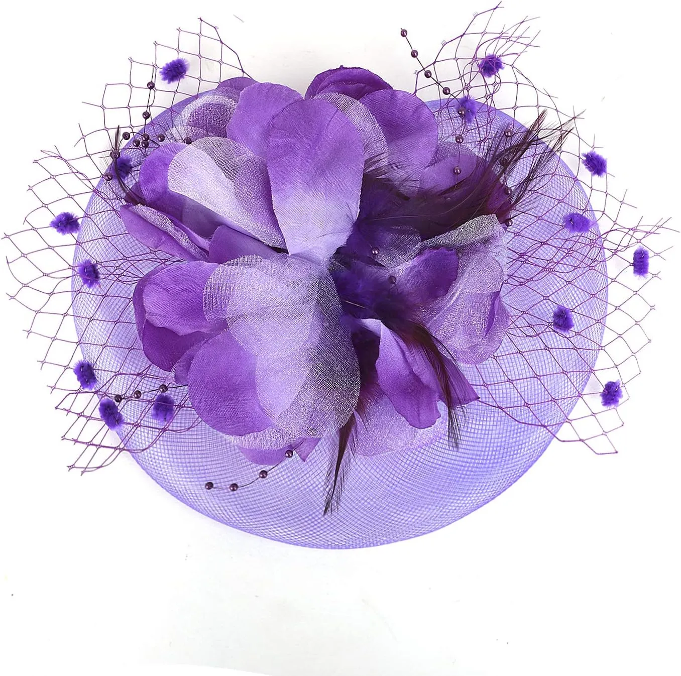 Hair Fascinator Hats for Women Cocktail Tea Party Church Kentucky Hats