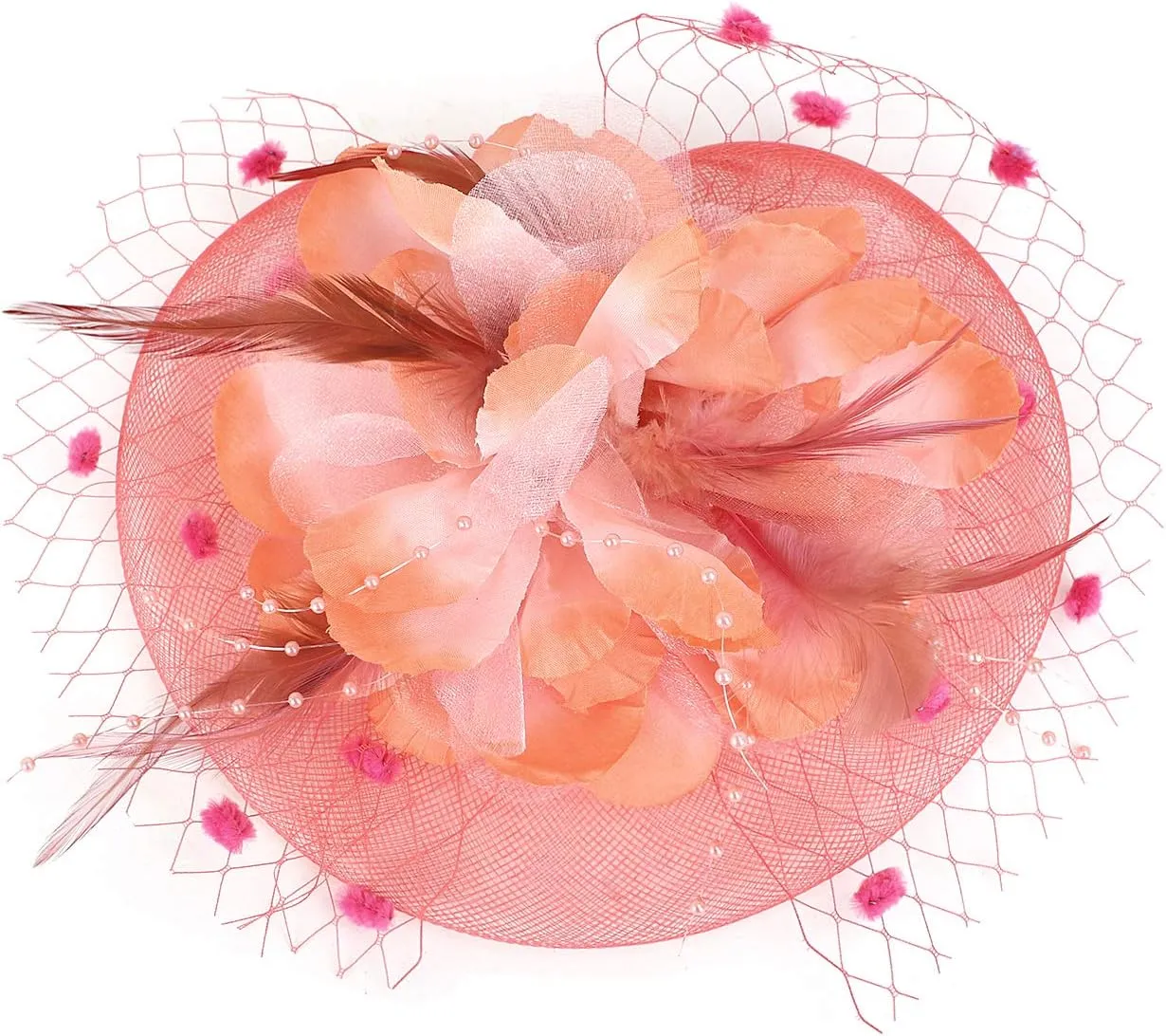 Hair Fascinator Hats for Women Cocktail Tea Party Church Kentucky Hats