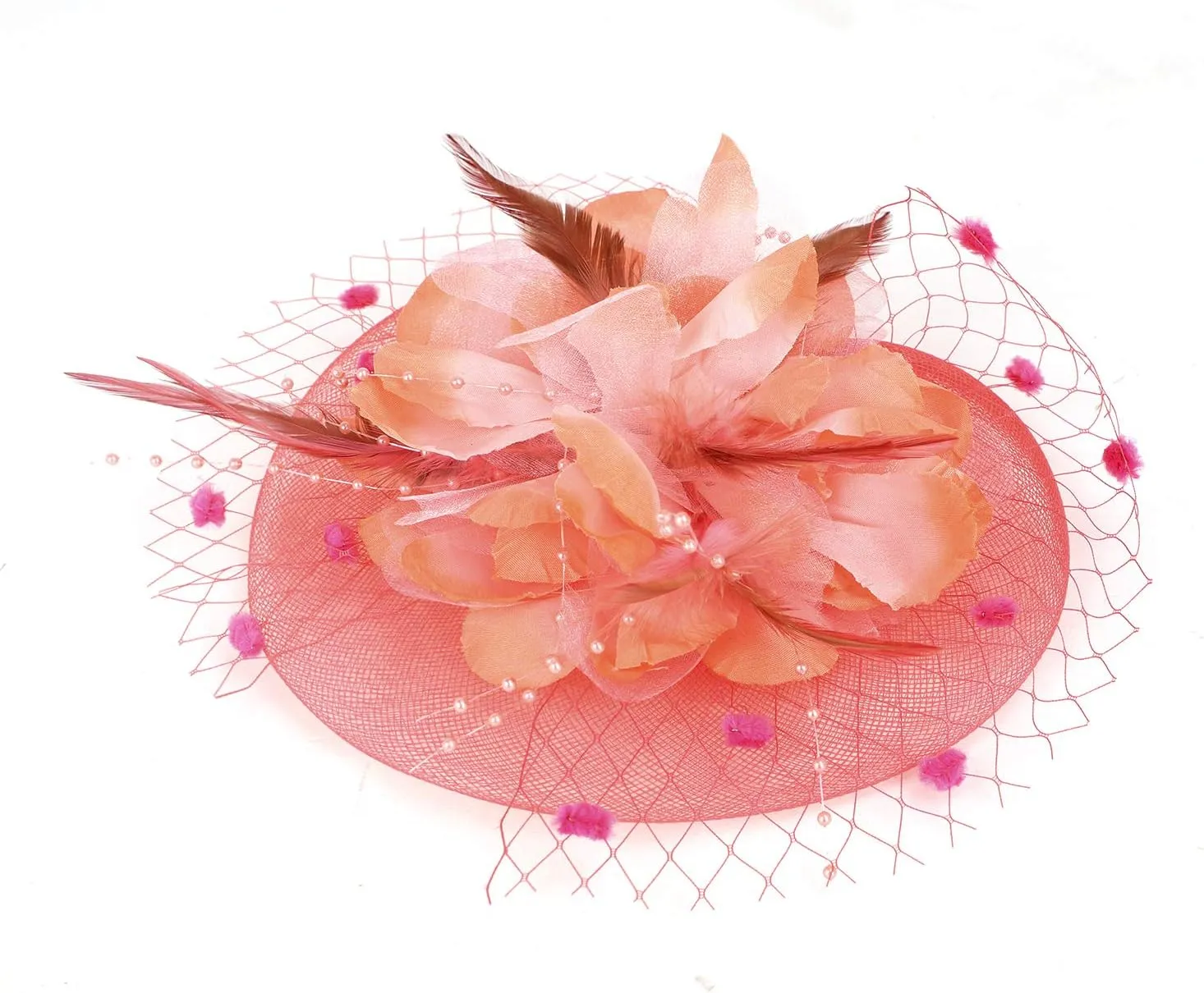 Hair Fascinator Hats for Women Cocktail Tea Party Church Kentucky Hats