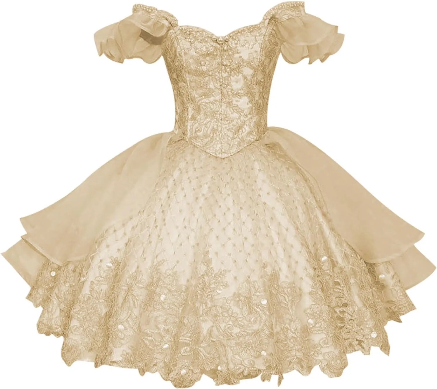 Homecoming Dresses Short 2025 - Lace Beaded Princess Mini Prom Ball Gown Off Shoulder Tulle DAMA Dresses for Quinceanera
