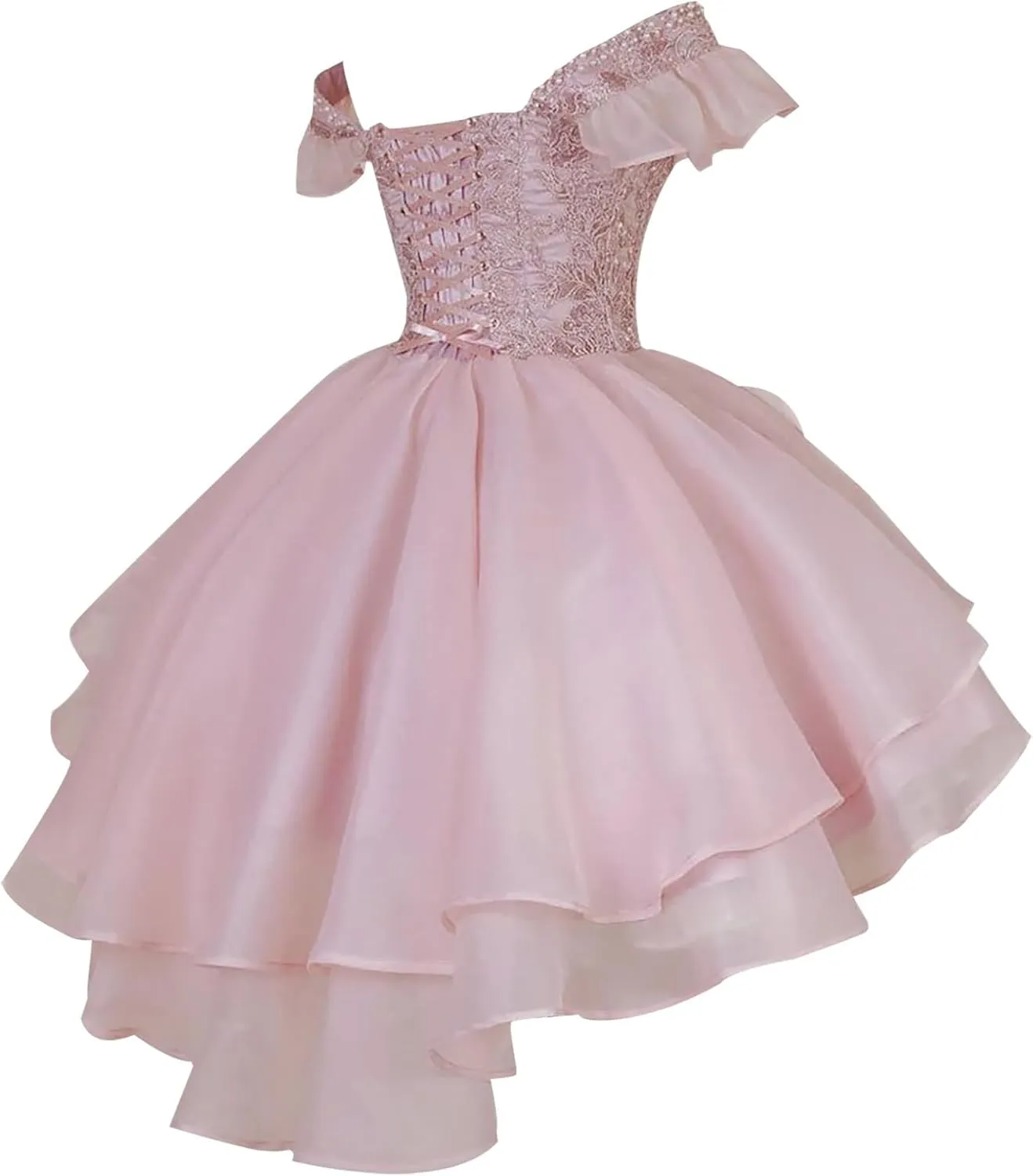 Homecoming Dresses Short 2025 - Lace Beaded Princess Mini Prom Ball Gown Off Shoulder Tulle DAMA Dresses for Quinceanera