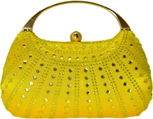 HUANG ZHUANG Elegant Crystal Clutch Rhinestone Handbags For Women Party Purse Wedding Prom Sparkly Bag