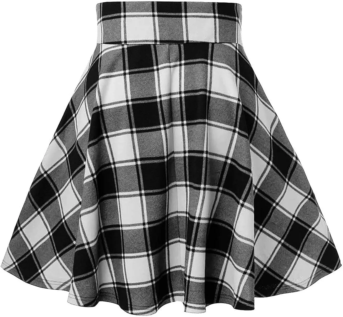 Irish Tartan Skirts for Women Gothic High Waisted Cross Tied Plaid A Line Pleated Mini Short Skirt