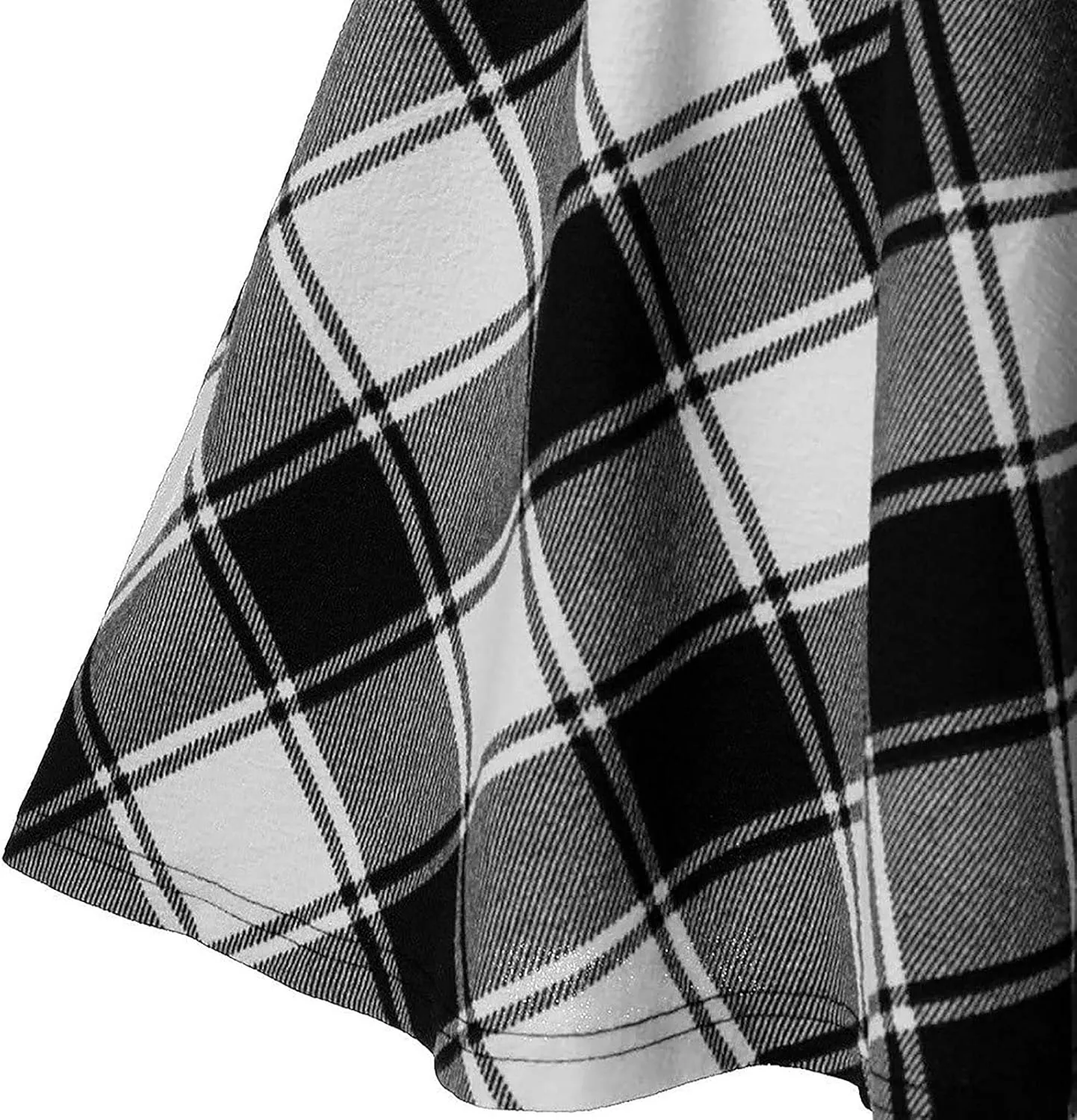 Irish Tartan Skirts for Women Gothic High Waisted Cross Tied Plaid A Line Pleated Mini Short Skirt
