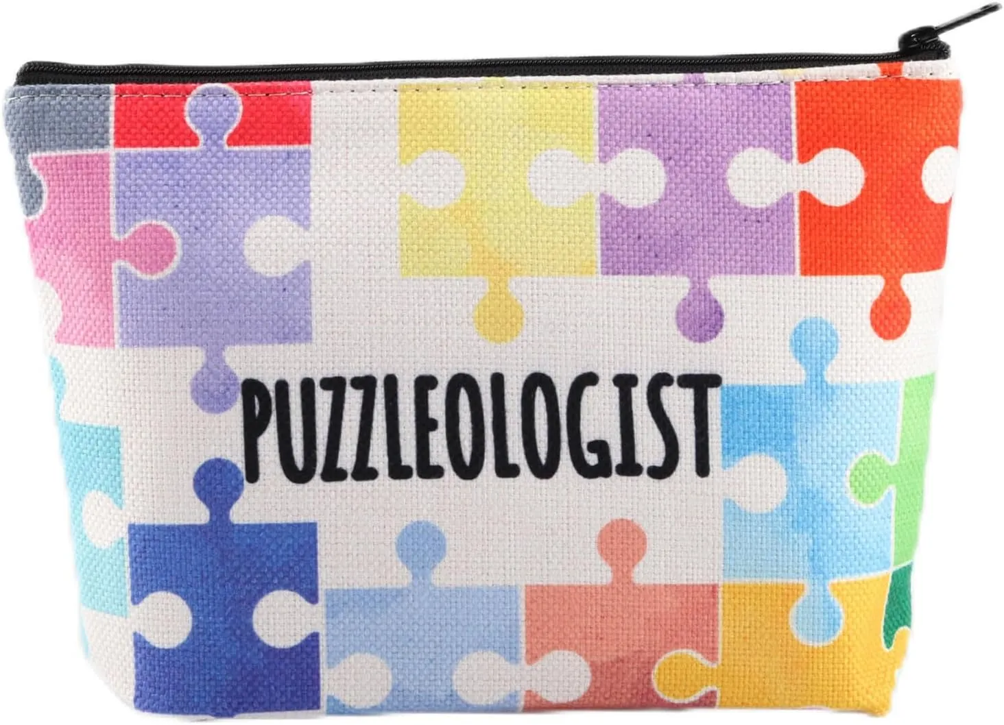 JNIAP Puzzleologist Makeup Bag Puzzle Lover Gifts Puzzle Queen Gifts Puzzle Bags For Storage (Puzzleologist)