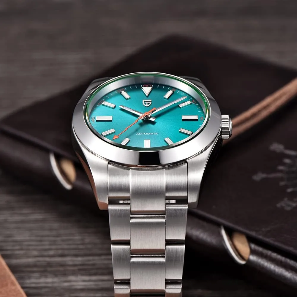 LACZ DENTON Pagani Design PD1733 Men Automatic Watches 40MM Men Mechanical Wristwatches Green Sapphire Glass AR Coated Watches NH35A Waterproof Watches