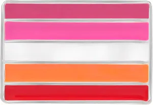 Lesbian Sunset Flag Pins - Lesbian Rectangle Lapel Pin Perfect for Pride Parades, LGBTQ Events, Pride Month, Promotional Events, Gift-Giving & More!