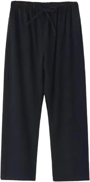 Linen Pants for Mens Casual Pants Summer Beach Pants Drawstring Yoga Pants Soft Elastic Waist Pants