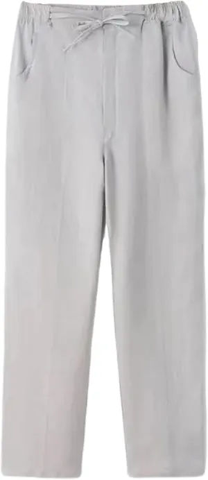 Linen Pants for Mens Casual Pants Summer Beach Pants Drawstring Yoga Pants Soft Elastic Waist Pants
