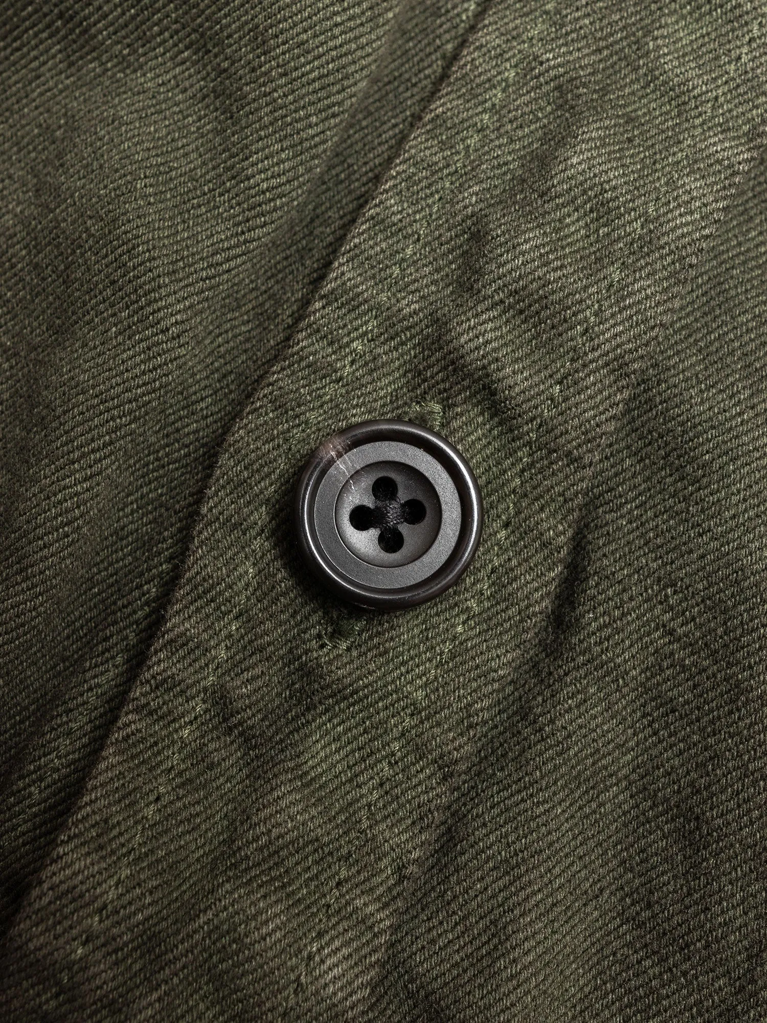 Linen Shirt Jacket in Khaki
