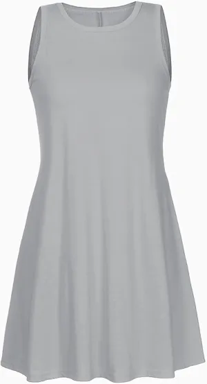 Loose Fit Tank Dresses for Women Summer Sleeveless Beach Dress Cute Mini Sundress 2025 Casual Short Dresses