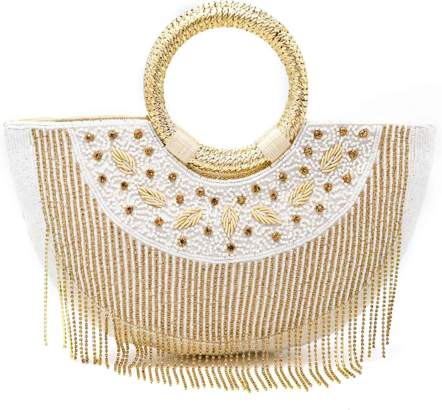 Luxury Beaded Clutch for Women || Embroidered Handbag || Elegant Purse