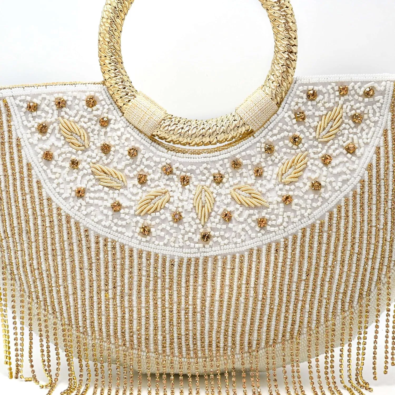 Luxury Beaded Clutch for Women || Embroidered Handbag || Elegant Purse
