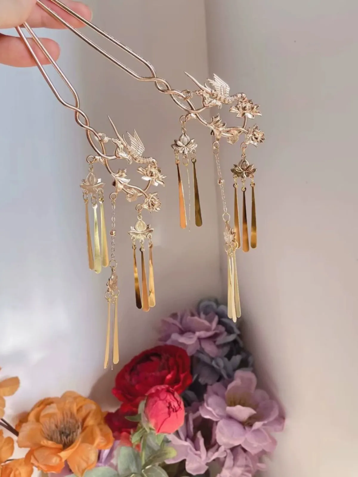 Maque Ge 麻雀歌 Sparrow Song Metal Hairpins