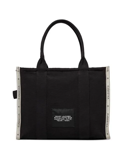MARC JACOBS Jacquard Tote Bag, Black