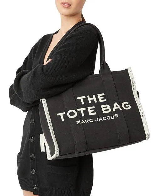 MARC JACOBS Jacquard Tote Bag, Black