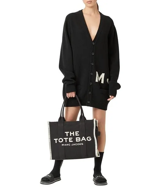 MARC JACOBS Jacquard Tote Bag, Black