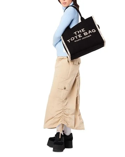 MARC JACOBS Jacquard Tote Bag, Black