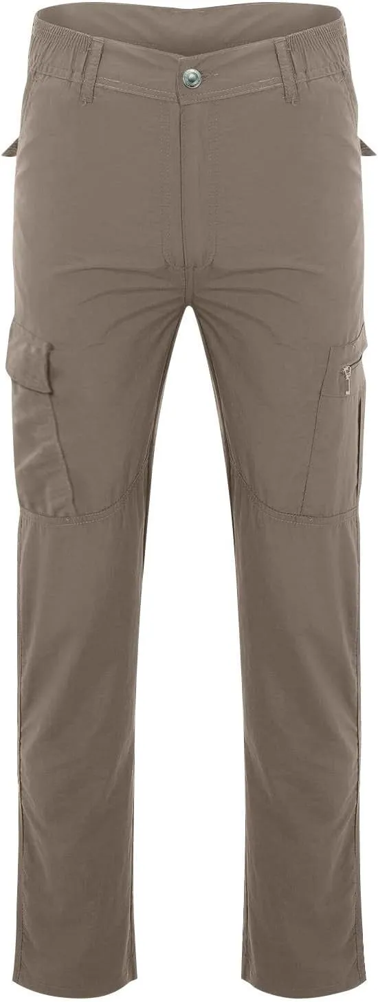 Mencomfy Cargo Pants, Pants for Men Relaxed Fit Waterproof Ripstop Tactic Outdoor Hiking Work Stretch Trousers