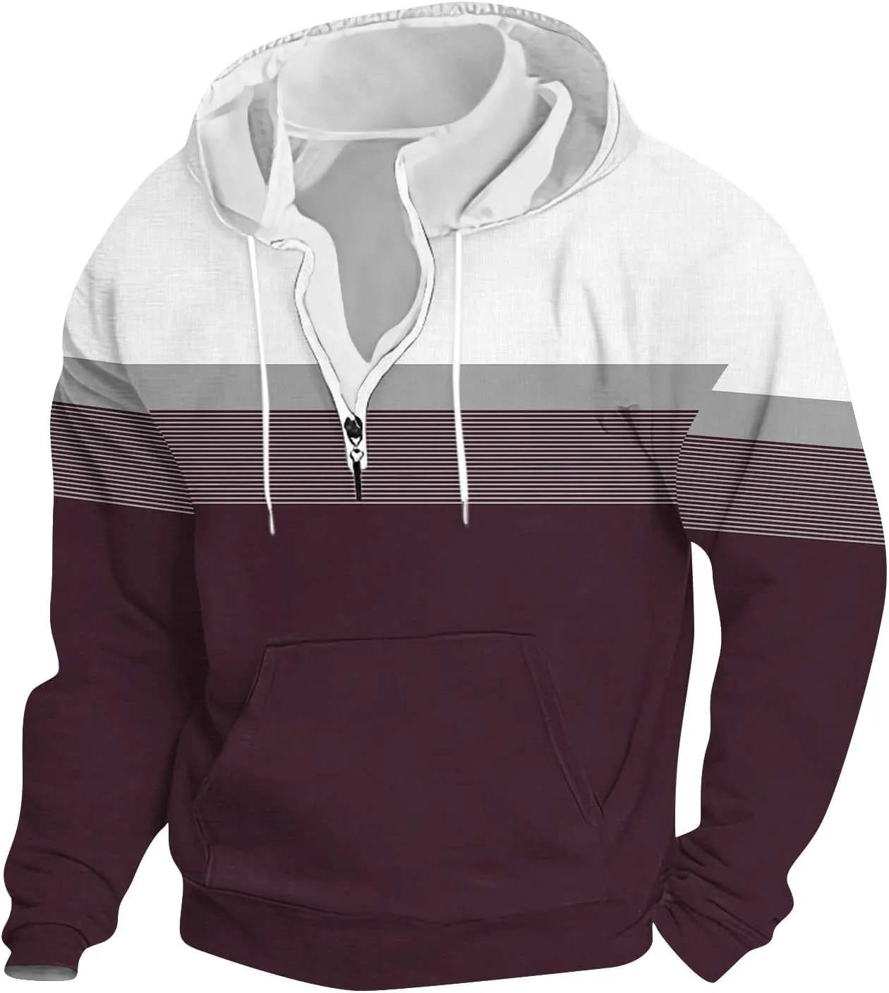 Mens Big and Tall Graphic Hoodie: Heavy Weight Workout Flannel Sweatshirt Designer Oversized Pullover