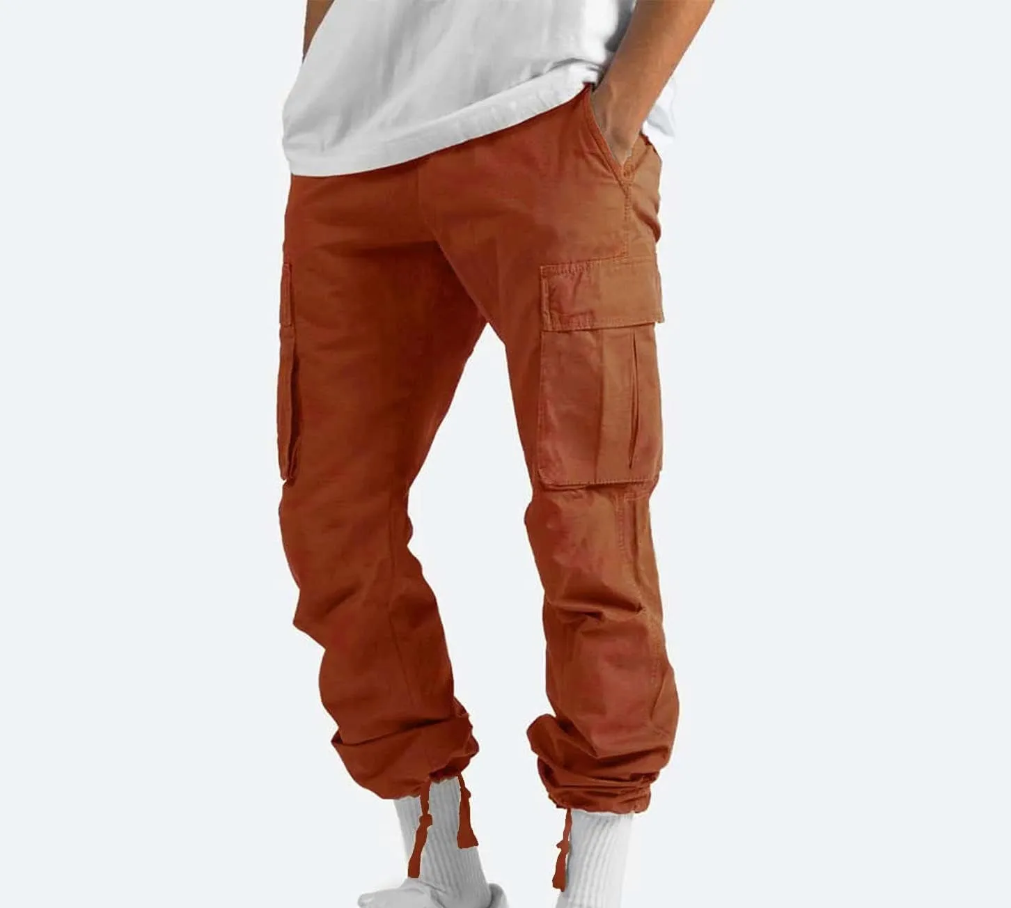 Men's Cargo Pants Stretch Casual Lightweight Relaxed Fit Pants for Men Fashion Trendy 2025 Sports Workout Pants