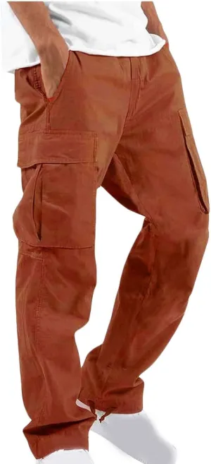 Men's Cargo Pants Stretch Casual Lightweight Relaxed Fit Pants for Men Fashion Trendy 2025 Sports Workout Pants