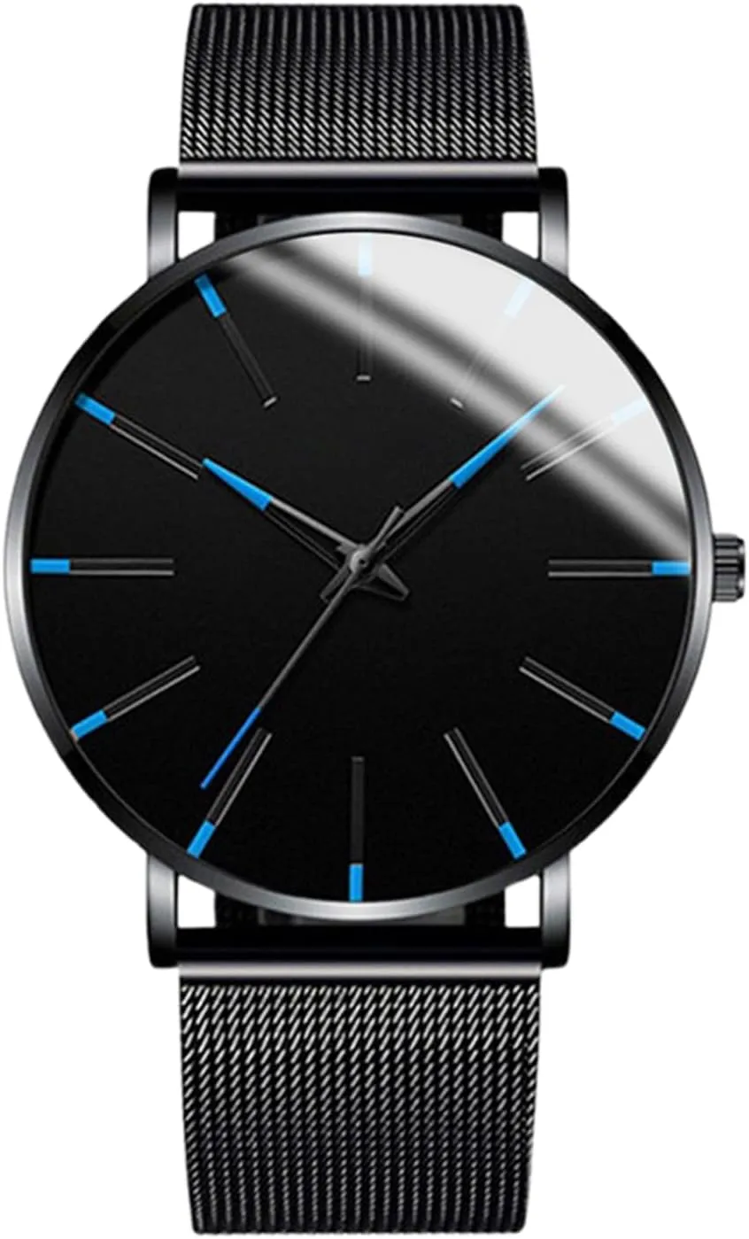 Mens Fashion Minimalist Wrist Watch Mens Watch Luxury Business Dress Wrist Watches Attractive Mens Casual Watches with Band