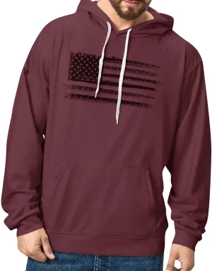 Men's Graphic Big and Tall Hoodie: Lightweight Heated Designer Sweatshirt Casaul Flannel Pullover