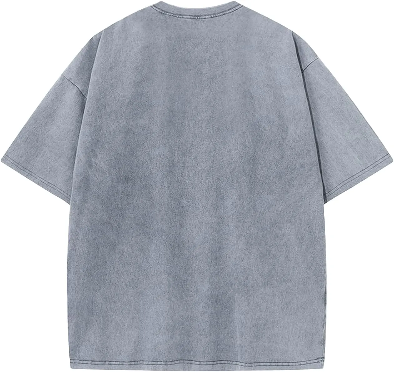 Men's Hip Hop Graphic Print Cotton T-Shirt Fashion Special Design Crewneck Rapper Short Sleeve Tops