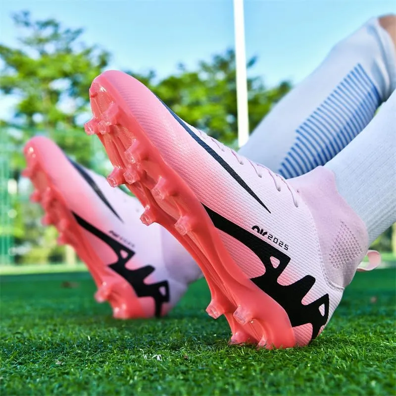 Men's Soccer Shoes Boys Students Grass Training Spike Shoes Outdoor Football Shoes Unisex