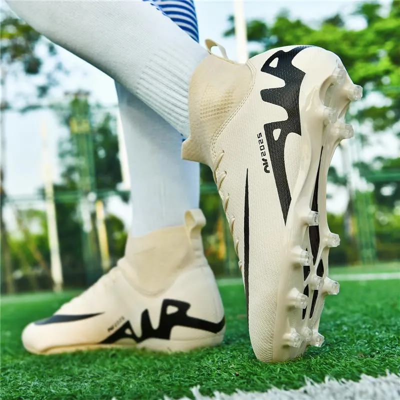 Men's Soccer Shoes Boys Students Grass Training Spike Shoes Outdoor Football Shoes Unisex