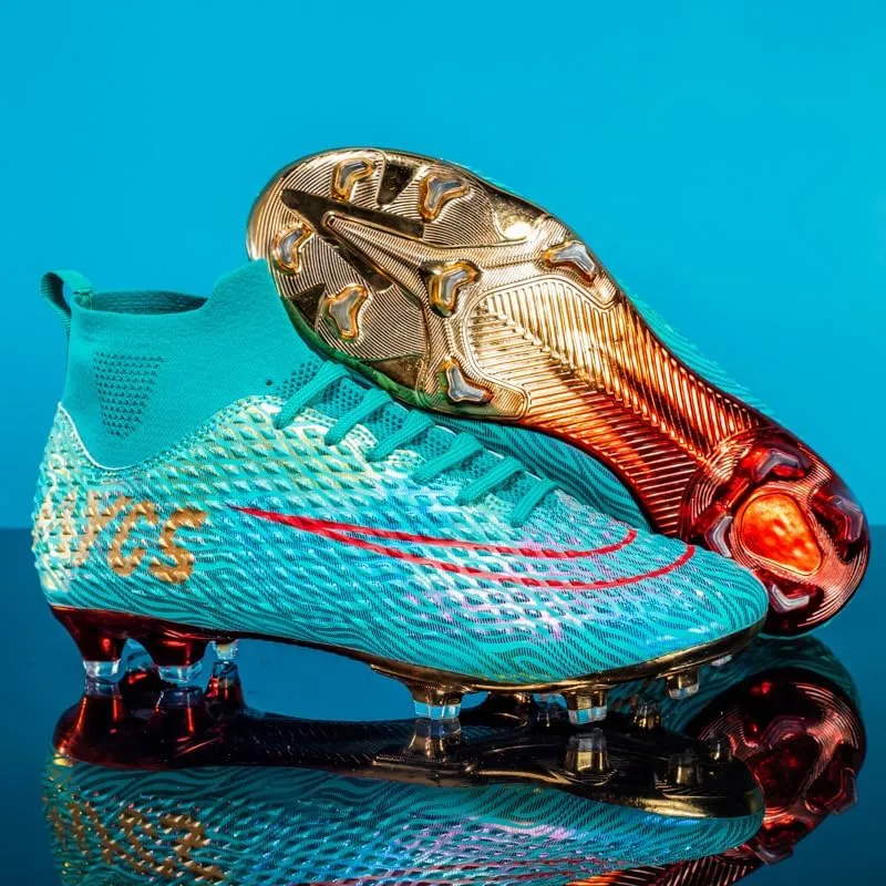 Men's Soccer Shoes Boys Students Grass Training Spike Shoes Outdoor Football Shoes Unisex