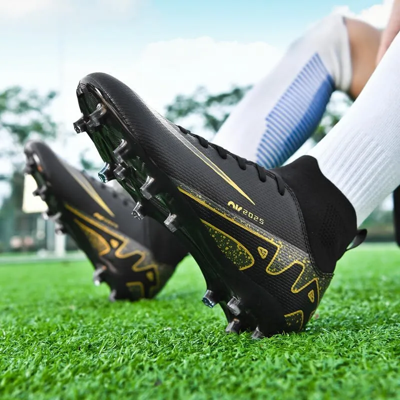 Men's Soccer Shoes Boys Students Grass Training Spike Shoes Outdoor Football Shoes Unisex